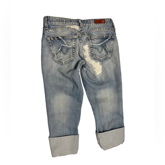 Adriano Goldschmied, the shorty , denim Capri, light blue , size 25, 24-20 - Picture 2 of 3